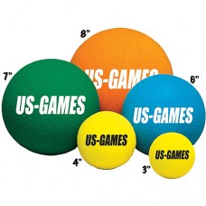 US-Games 8" Uncoated Economy Foam Balls   554231660